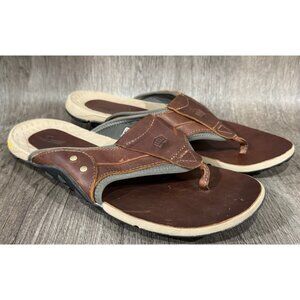 DANNER Lost Coast Leather Sandals Men's Size 11 Vibram sole Grizzly Brown